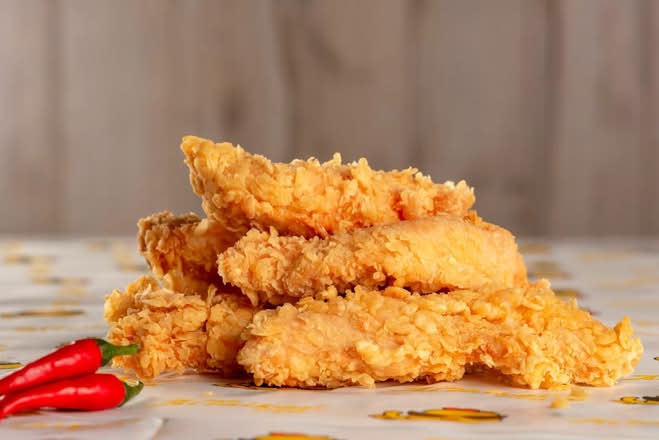 Spicy Chicken Tenders King (Meal) 香辣霸王鸡柳套餐